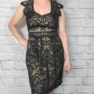 Yoana Baraschi silk lace mini dress